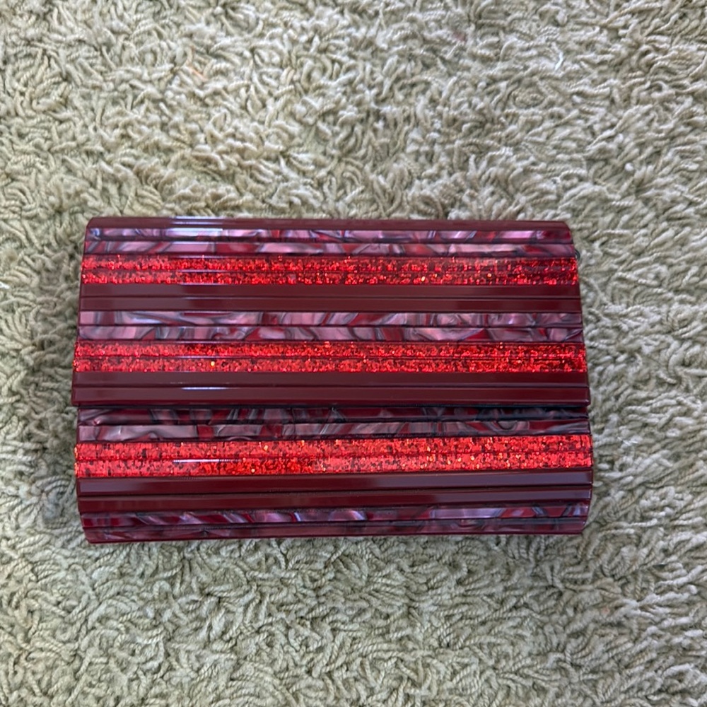 Kurt Geiger Elegant Red Clutch Bag